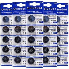 (25) Qty-  CR2016 DL2016 ECR2016 208-208 CR 2016 Lithium button cell circle
