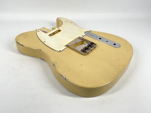 MJT Official Custom Vintage Aged Nitro Guitar Body Mark Jenny VTT Vintage White