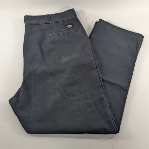 Dickies 874 Original Fit Black Chino Workwear Pants Mens Size 44x32