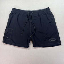 Tommy Bahama Swim Trunks Men's XL Black Shorts Drawstring Relax Big Marlin Logo