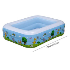 Inflatable Pool for Kids Square Thickened Swimming Pool Foldable Paddling Pool f