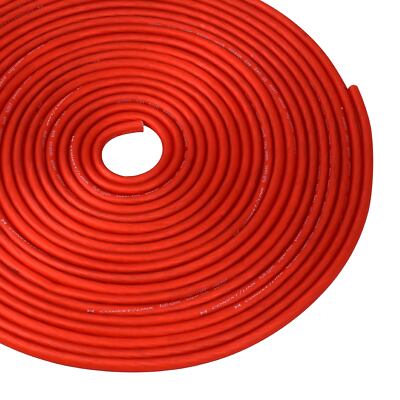 15ft 10 GA Gauge Car Battery Power Cable Ground Wire Tinned OFC Copper Frost Red