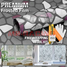 *36"x48" Frosted Film Glass Home Bathroom Window Security Privacy Sticker #5039a