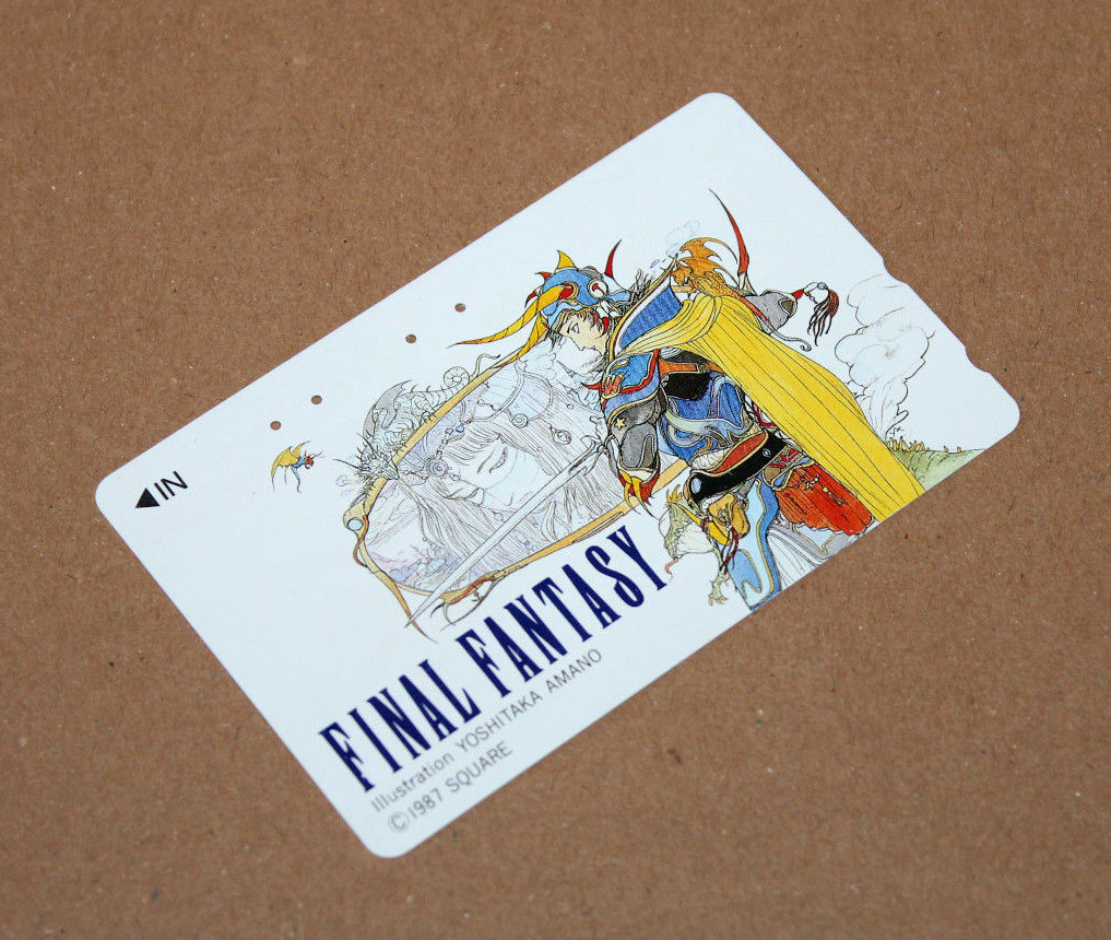 ✅【✨劇場版・東映映画❗️】ラミネートカード　初代　バンダイ版世代　初期　昔 1987 Final Fantasy 1 Japan Telephone Card Family Computer