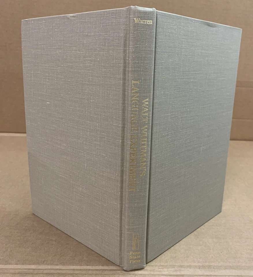 Walt Whitman's Language Experiment - James Warren - Hardback / Jacket - 1990 - Image 4 of 4