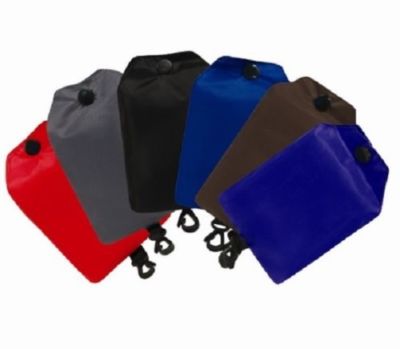 Faltbare EINKAUFSTASCHEN 5 Farben mit Beutel und Clip einfache Aufbewahrung