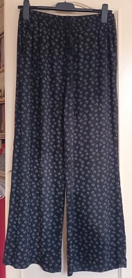 Pantalon D'intérieur / De Maison Noir À Motifs C&A - Photo 1/4