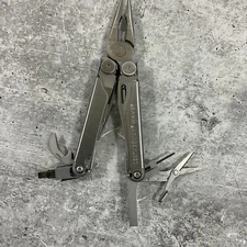Leatherman Wave Multitool Pocket Tool Knife Blade + Leather Sheath