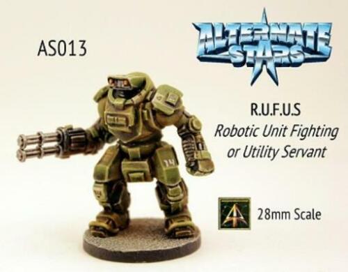 Alternative Armies Sci-Fi Mini 28mm RUFUS Android Pack New - Picture 1 of 2