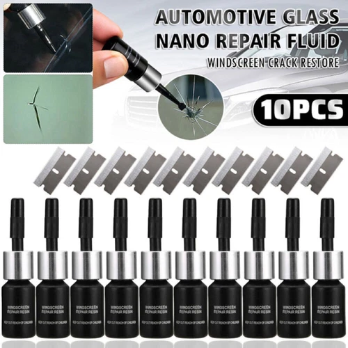 Car Windshield Resin Repair Kit Fix Auto Glass Windscreen Window Crack Chip Tool - Picture 15 of 19