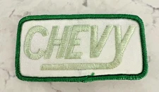 Chevrolet Chevy Patch Green-Trim Embroidered Sew-On Automotive Collectibles