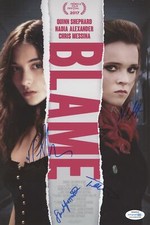 "Blame" Cast AUTOGRAPHS Signed 8x12 Photo - Quinn Shephard, Nadia Alexander +2 B