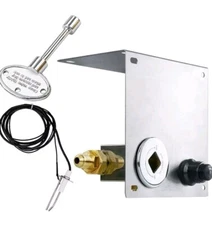 Hisencn Fire Pit Gas Burner Spark Ignition Kit, Stainless Steel Extensive Kit