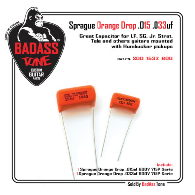 Sprague Orange Drop .015uf - .033uf 600V 715P Series - Guitar Tone capacitor (2)