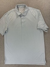 Vineyard Vines Performance Geometric Short Sleeve Polo Shirt Men's Large Blue