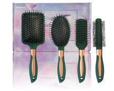 Hair Brush Comb Set 4 Pack Styling Detangling Hairdressing Tools Anti Static