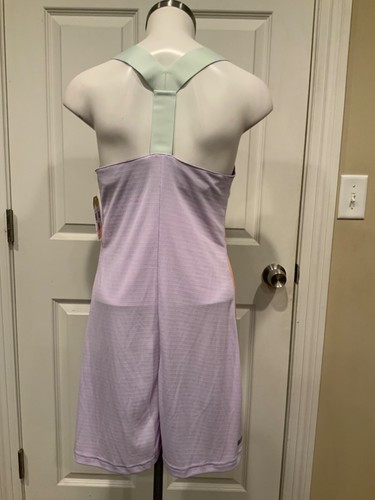 Adidas Tennis Heat Ready Rdy Purple Racerback Athletic Dress, Size L - Picture 5 of 8