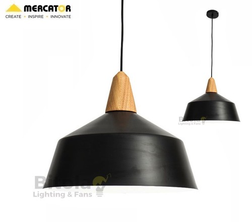 NORDIC 1 LIGHT CEILING PENDANT BLACK 