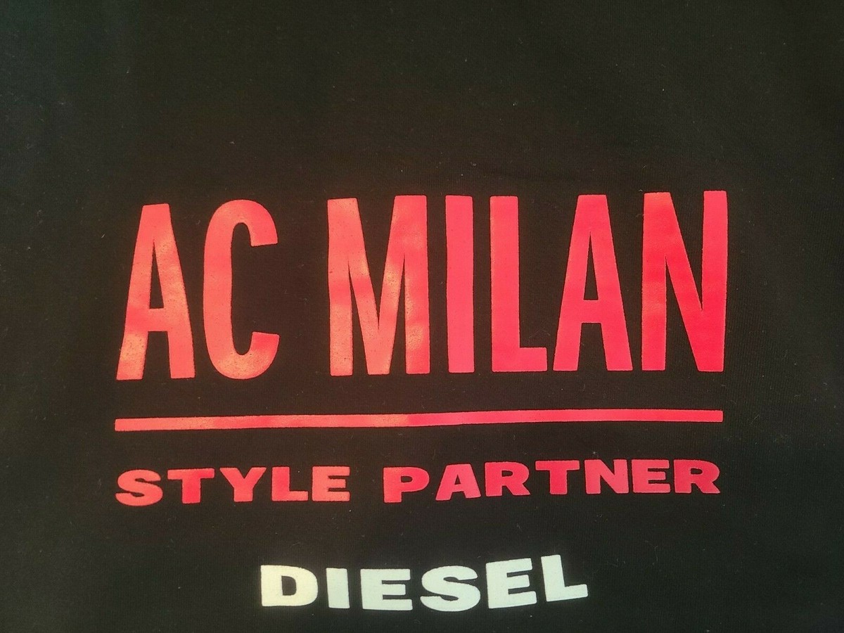 Diesel AC Milan Mens Hoody Special Colection Black XL | eBay