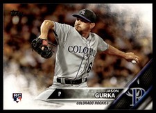 2016 Topps Jason Gurka 577 Colorado Rockies Rookie RC Baseball Card