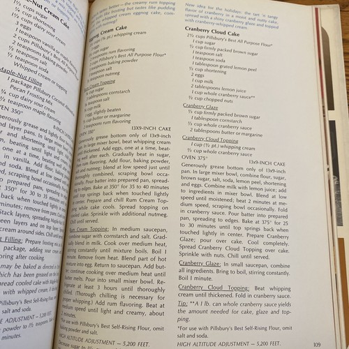 PILLSBURY'S BAKE OFF CAKE COOK BOOK COPYRIGHT, 1969 FIRST EDITION - Picture 4 of 5