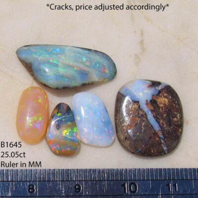 Boulder Opal 100% Natural Solid Opal 25.05 cts Ready to be set in Jewelry B1645