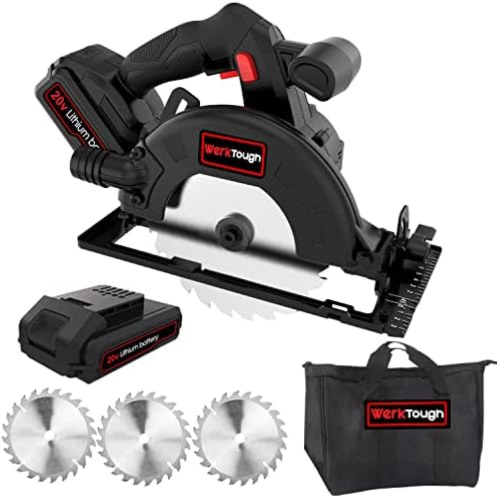 Sega Circolare Werktough 20V | Offerta Limitata con Batteria e Lama