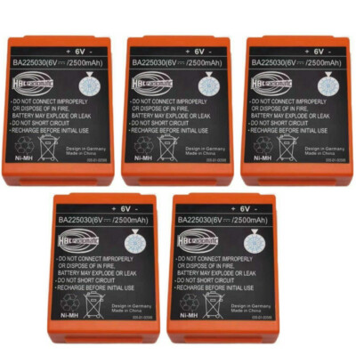 5pc 2500mAh BA225030 6V Ni-Mh Akku For HBC Crane Remote Pump Truck Battery Power