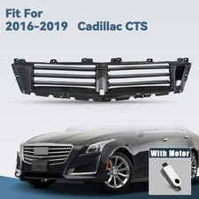Front Radiator Shutter Grille Air Intake Assy For 2016-2019 Cadillac CTS W/Motor