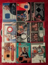 NBA Basketball Relic/Numbered 9 Card Lot - Jermaine O'Neal & More! -READ