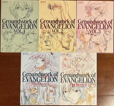 Groundwork of Evangelion The Movie Complete Set of 5 From JAPAN