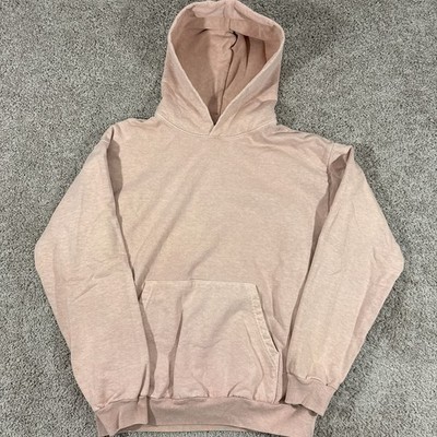 Los Angeles Apparel Hoodie XL Beige Oatmeal Made In USA Heavyweight Pullover Swe