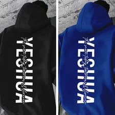 Men's Christian Faith Graphic Hooded Sweatshirt Black Causal Hoodie, S-XXL