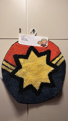 Marvel Comics Captain Marvel Carpet Rug Floor Mat/ Bodematte