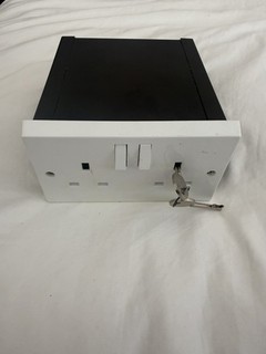 Imitation Double Plug Socket Wall Safe Security Secret Hidden Stash Box