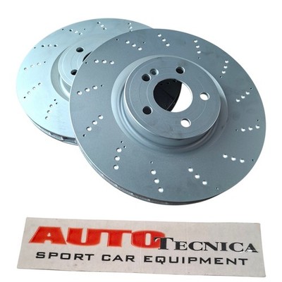 MERCEDES-BENZ CLASS A CLA GLA PERFORATED FRONT BRAKE DISCS DDF3027C-1