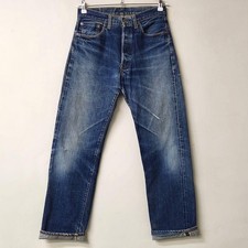 LEVI'S 501XX BIG E 501-0003 Selvedge Indigo Denim Pants Jeans W32 L36 Used Men's