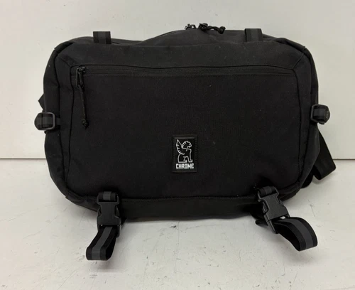 Chrome Kadet Max Black Nylon Laptop 15-Liter Sling Bag EXCELLENT Fast Shipping