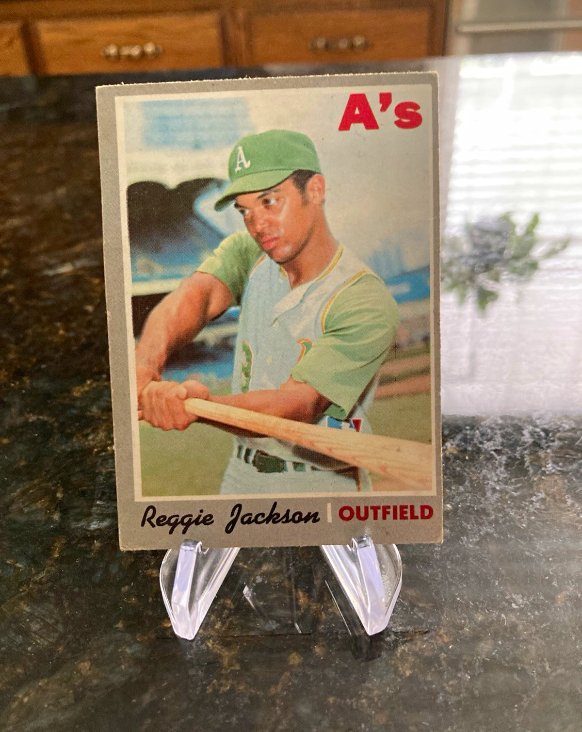 Topps 1970 Reggie Jackson Rookie #140 Oakland Athletics MLB Baseball Card