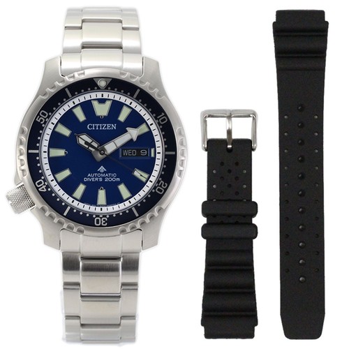 CITIZEN NY0161-63L PROMASTER Automatic Analog Blue Silver - Picture 3 of 8