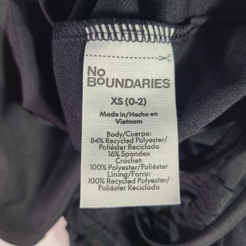 Costume da bagno donna No Boundaries 1 pezzo taglia XS (0-2) poliestere spandex foderato - Foto 3 di 10