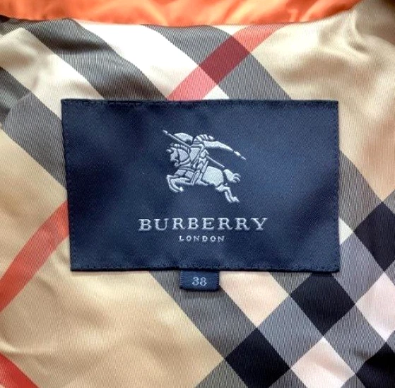 Abrigo Poncho Burberry London Naranja Mujer Talla 38 (S) Japón Usado Envío Gratis Foto 2 de 4