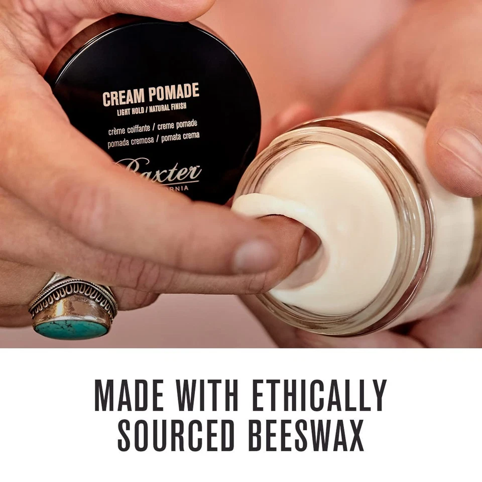 Baxter Cream Pomade Light Hold 2 oz - Qualidade de barbearia masculina e feminina - Imagem 2 de 4