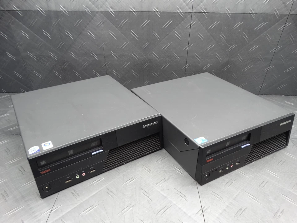 Computadora de escritorio M58p ThinkCentre SFF Intel Core 2 Duo E8400 3,00 GHz 4 GB RAM (lote de 2) Foto 2 de 4