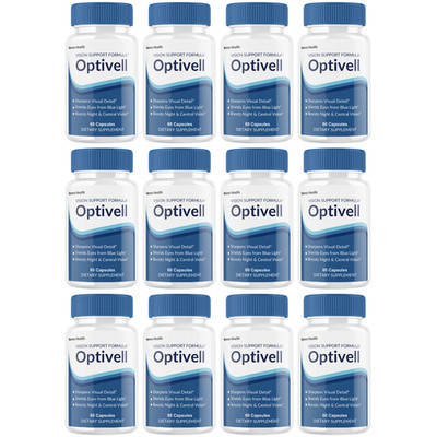 Optivell Vision Support Formula, Opti Vell Eye Health (12 Bottle)