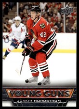 2013-14 Upper Deck Young Guns Joakim Nordstrom Rookie Chicago Blackhawks #229