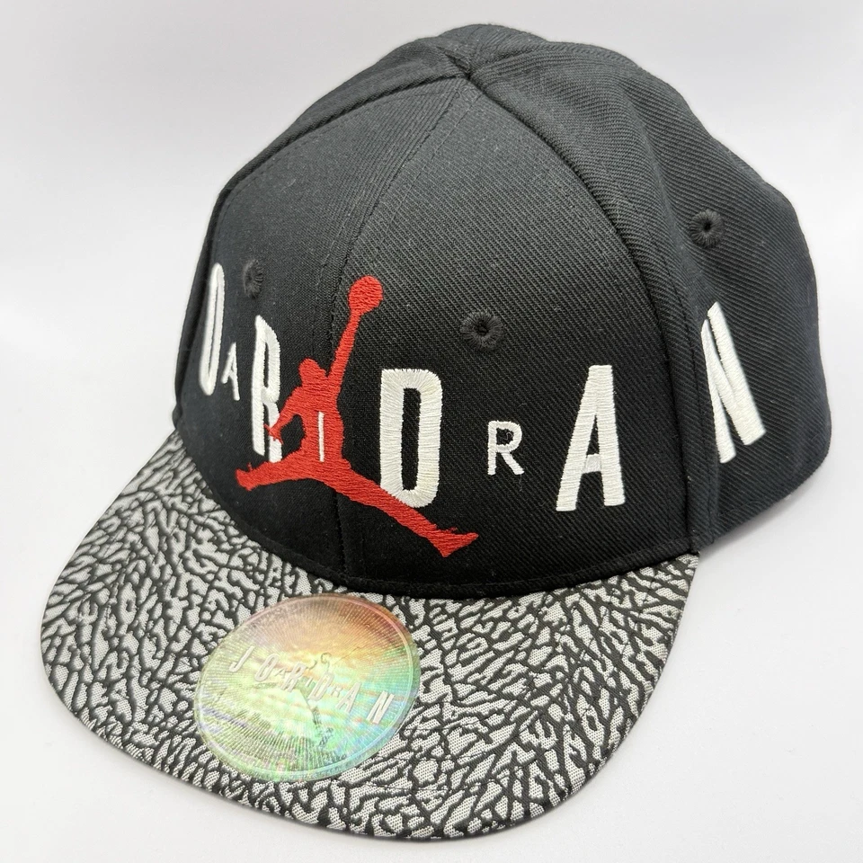 Nike Air Jordan Infantil/Niño Pequeño Sombrero Jumpman Logo Ala Plana Foto 3 de 4