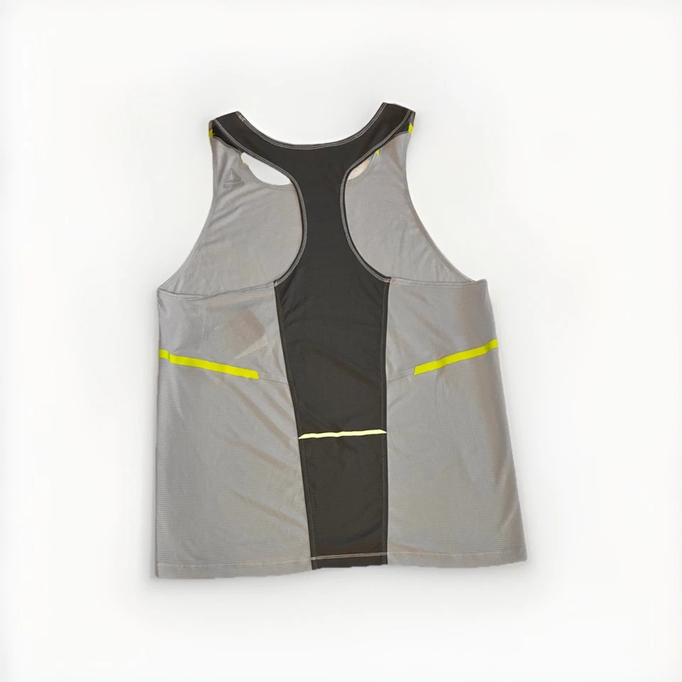 Camiseta sin mangas para correr Reebok Bolton TC, gris, pequeña NUEVA con etiquetas Foto 2 de 4