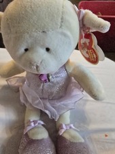 2005 Ty Arabesque The Ballerina Lamb 9 Beanie Babies baby plush toy