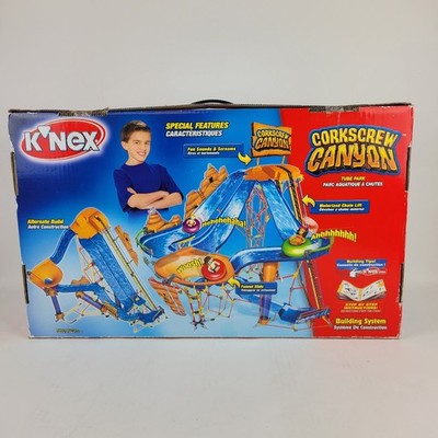 K'NEX CORKSCREW CANYON Tube Park Original Box 785 Pieces Building